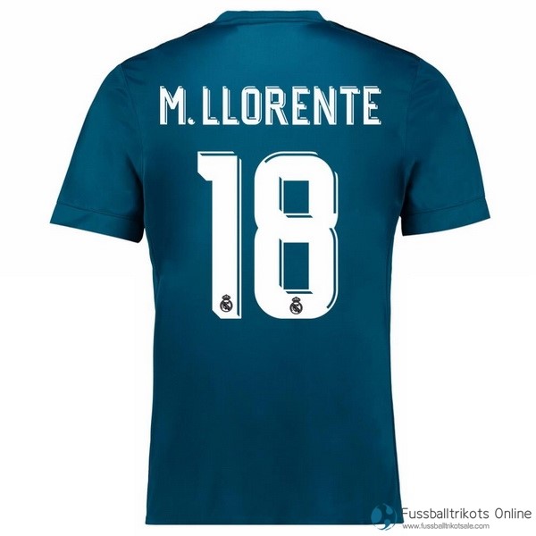 Real Madrid Trikot Ausweich M.Llorente 2017-18 Fussballtrikots Günstig